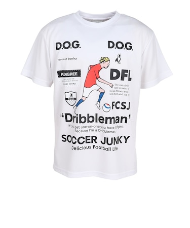 サッカージャンキー（soccer junky）サッカーウェア ドリブルマン+5 半袖Tシャツ JR26F01-01