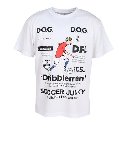 サッカージャンキー（soccer junky）サッカーウェア ドリブルマン+5 半袖Tシャツ JR26F01-01
