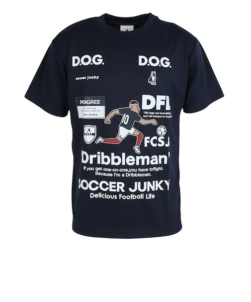 サッカージャンキー（soccer junky）サッカーウェア ドリブルマン+10 半袖Tシャツ JR26F06-21