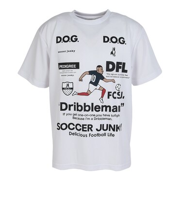 サッカージャンキー（soccer junky）サッカーウェア ドリブルマン+10 半袖Tシャツ JR26F06-01