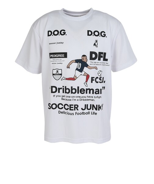 サッカージャンキー（soccer junky）サッカーウェア ドリブルマン+10 半袖Tシャツ JR26F06-01