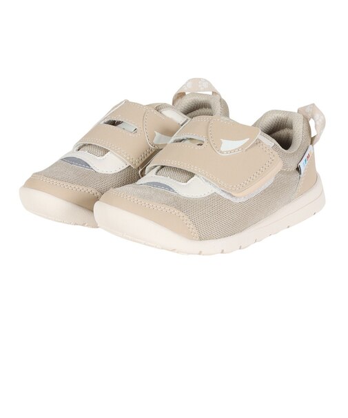 イフミー（IFME）ジュニアスニーカー スポーツシューズ PARK 軽量ソールアニマルスニーカー ベージュ 20-5811 BEIGE