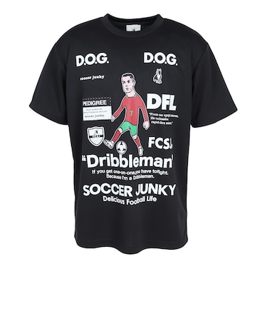 サッカージャンキー（soccer junky）サッカーウェア ドリブルマン+8 半袖Tシャツ JR26F04-02
