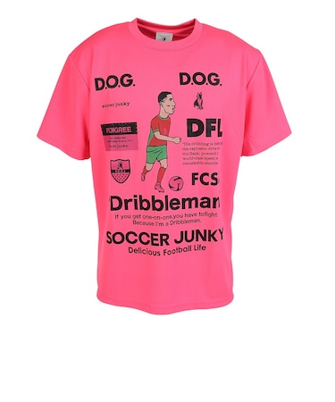サッカージャンキー（soccer junky）サッカーウェア ドリブルマン+6 半袖Tシャツ JR26F02-79