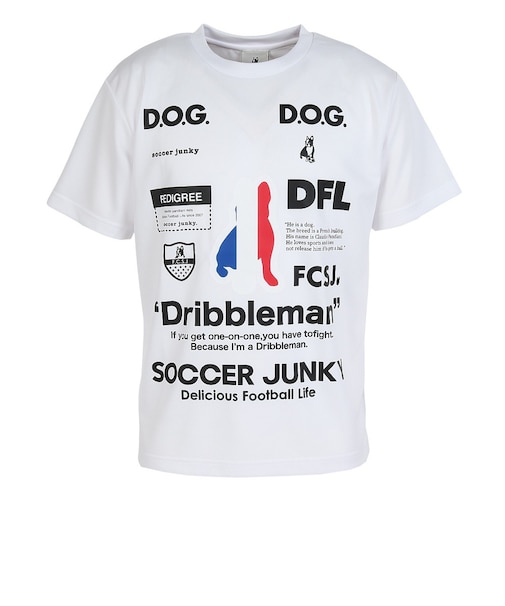サッカージャンキー（soccer junky）サッカーウェア ドリブルマン+FRA 半袖Tシャツ SJ26F25-01