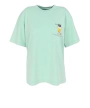 ゴースローキャラバン（GOSLOWCARAVAN）RAY綿 猫と麦酒 半袖Tシャツ 麦酒風呂 362617 MNT