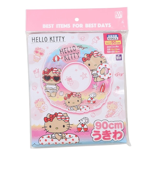 Hello Kitty 1998年　キティ浮き輪　レア　ハローキティ 80cm ハローキティ（HELLOKITTY）ハローキティ 浮き輪 90cm 178204