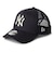ニューエラ（NEW ERA）キッズ メッシュキャップ Youth 9FORTY A-Frame トラッカー ニューヨーク・ヤンキース MLB Embroide…