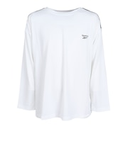 リーボック（REEBOK）ジュニア 冷感クロスメッシュ 長袖ラッシュガード 126226 WT
