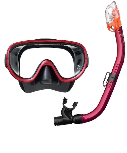 リーフツアラー（REEFTOURER）スノーケル ドライトップ 2点セット 25RC9107 BKMDR