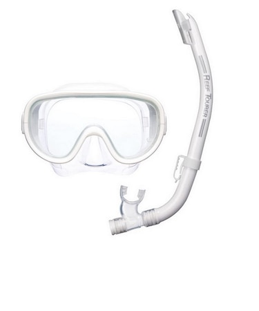 リーフツアラー（REEFTOURER）スノーケル セミシリコーン 2点セット 25RC9106 W