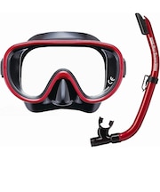 リーフツアラー（REEFTOURER）スノーケル セミシリコーン 2点セット 25RC9106 BKMDR