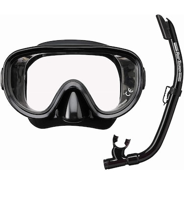 リーフツアラー（REEFTOURER）スノーケル セミシリコーン 2点セット 25RC9106 BKBK