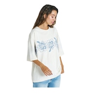 ロキシー(ROXY)BREAK LINE 刺繍 Tシャツ 26SU RST262036 WHT