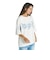 ロキシー（ROXY）BREAK LINE 刺繍 Tシャツ 26SU RST262036 WHT