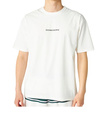 オーシャンパシフィック（Ocean Pacific）ラッシュガード 水陸両用 ワンポイントロゴ半袖Tシャツ 516466WT