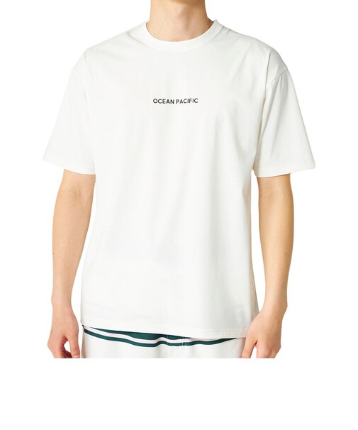 オーシャンパシフィック（Ocean Pacific）ラッシュガード 水陸両用 ワンポイントロゴ半袖Tシャツ 516466WT