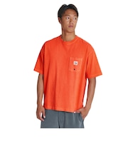 クイックシルバー(Quiksilver)DNA BUBBLE POCKET ST 半袖ワンポイントTシャツ ルーズフィット QST262016 RED
