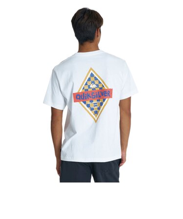 クイックシルバー（Quiksilver）VINTAGE LK ST 半袖Tシャツ バックプリント QST262004 WHT