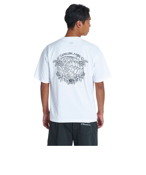 クイックシルバー（Quiksilver）INSIDE SECTION ST 半袖Tシャツ 速乾 UPF50+ ストレッチ 26SU QST262011 WHT