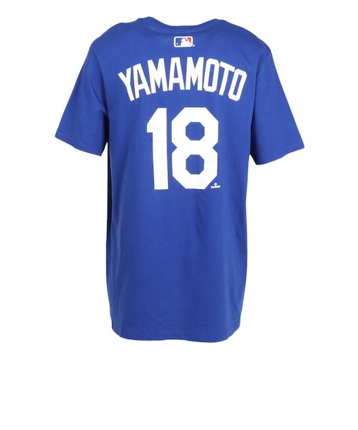エムエルビー（MLB）野球ウェア 山本由伸 ロサンゼルス・ドジャース ネームアンドナンバー 半袖Tシャツ N199-4EW-LD9-UEE