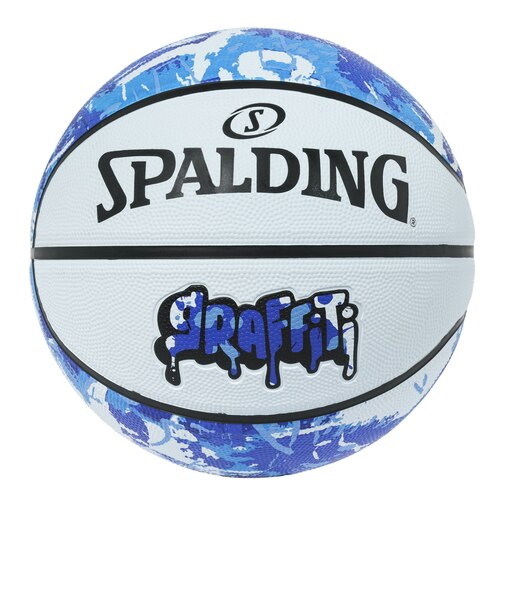 スポルディング（SPALDING）バスケットボール 5号球 グラフィティ ブルー×ホワイト 85-513J