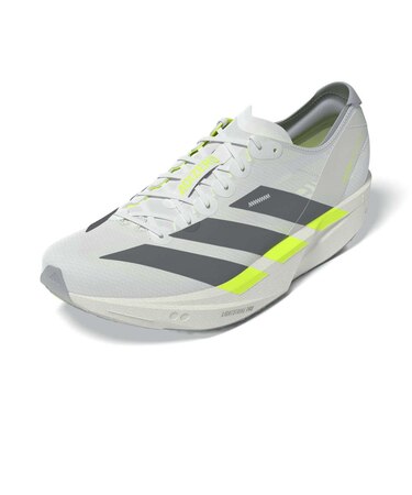 アディダス（adidas）ランニングシューズ トレーニングシューズ 部活 アディゼロ タクミ セン 11 ランニング ホワイト シルバー NNO00-KH88…
