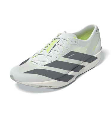 アディダス（adidas）ランニングシューズ トレーニングシューズ 部活 アディゼロ ジャパン 9 ランニング ホワイト シルバー NKL80-KH8894 …