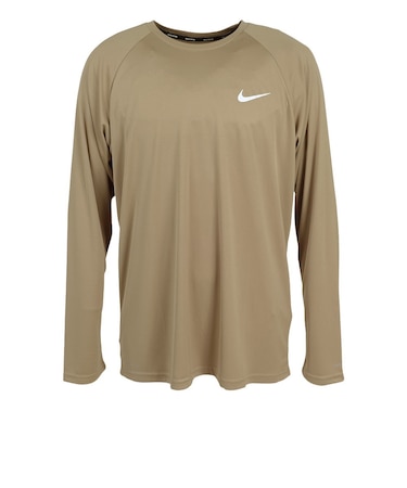 ナイキ（NIKE）ラッシュガード エッセンシャル ソリッド ロングスリーブ 長袖 ハイドロガード NESSA587-N241