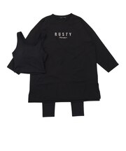 ラスティ（RUSTY）水着 レギンス 3点セット 926800BK