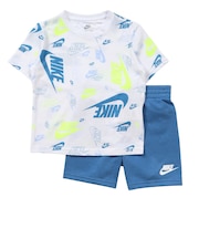 ナイキ(NIKE)ジュニア セットアップ AOP LT WT FT SHORT 上下セット 86N043-B4T
