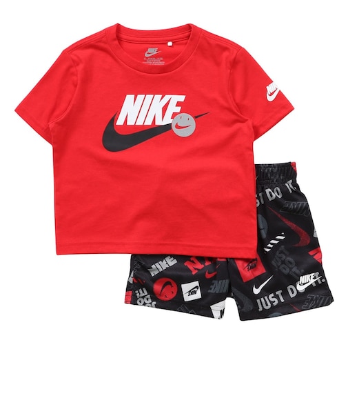 ナイキ（NIKE）ジュニア セットアップ ITZ AOP SHORT 上下セット 76N945-023