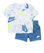 ナイキ(NIKE)ジュニア セットアップ AOP LT WT FT SHORT 上下セット 76N043-B4T