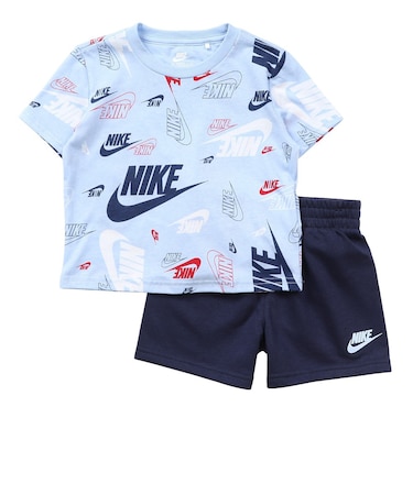 ナイキ（NIKE）ジュニア セットアップ AOP LT WT FT SHORT 上下セット 76N043-B0H