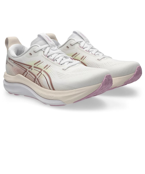アシックス(ASICS)ランニングシューズ ジョギングシューズ ゲルカヤノ 33 ホワイト ブラウン 1012B939.100 スポーツ シューズ トレーニング