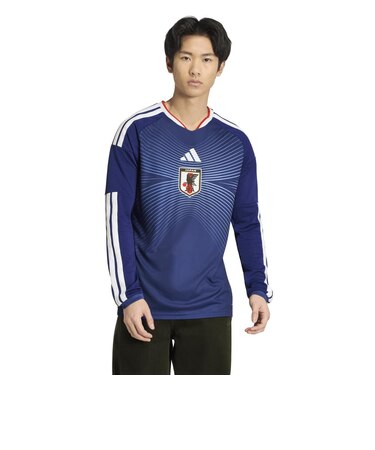 アディダス（adidas）サッカー日本代表 2026 ホーム レプリカ ユニフォーム 長袖 WU905-JZ9680