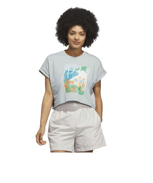 アディダス（adidas）サマー ロマンス グラフィック Tシャツ RU037-KB2461