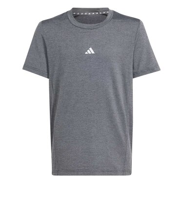 アディダス（adidas）キッズ トレーニング AEROREADY ヘザー半袖Tシャツ KMR64-IR6213