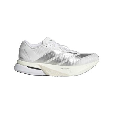アディダス（adidas）ランニングシューズ トレーニングシューズ 部活 アディゼロ ボストン 13 ホワイト シルバー ONE39-JS4948 スポーツ …