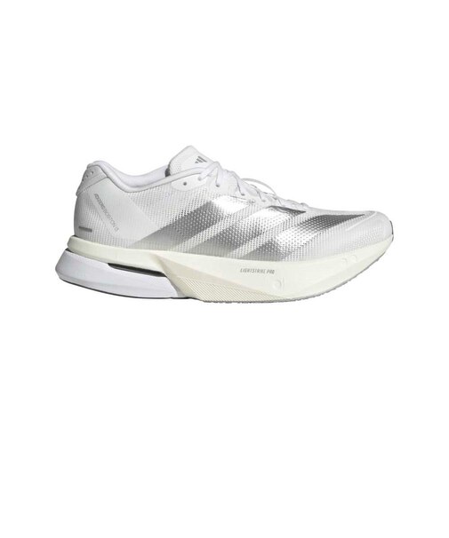 アディダス（adidas）ランニングシューズ トレーニングシューズ 部活 アディゼロ ボストン 13 ホワイト シルバー ONE39-JS4948 スポーツ …