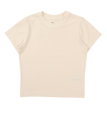 プーマ（PUMA）ガールズ ESS SCRIPT 半袖Tシャツ G 694261 87 OWHT