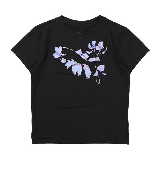 プーマ（PUMA）ジュニア TAD ESS ロゴ グラフィック 半袖Tシャツ 529073 01 BLK