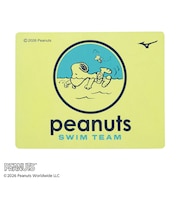 ミズノ（MIZUNO）スイムタオル 水泳 タオル PEANUTS 黄 34×44cm N2JYD33143 セームタオル スヌーピー 抗菌