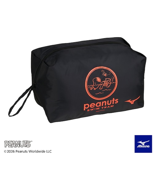 ミズノ（MIZUNO）水泳バッグ PEANUTS ポーチ L N3JMDX0509