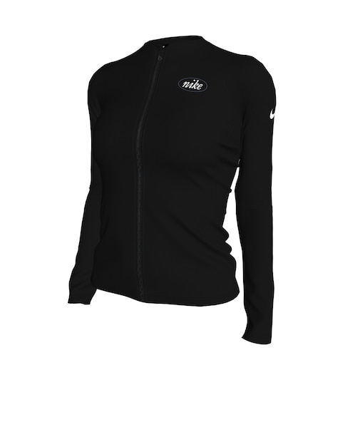 ナイキ（NIKE）ラッシュガード エッセンシャル フルジップ 長袖ハイドロガード NESSG322-N001