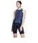 ナイキ（NIKE）フィットネス水着 レディース 水泳 ジップ セパレーツ 紺 M-LLサイズ 2993170-0381 上下セット