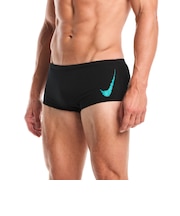 ナイキ（NIKE）水着 メンズ 水泳 ハイドラストロング ロゴ スクエアレッグ ブリーフ 黒×青 M-LLサイズ NESSG032-N385 メンズ水着 ショ…