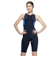 ナイキ（NIKE）競泳水着 レディース 水泳 スムーズジップレッグスーツ 2993176-0010