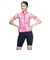 ナイキ（NIKE）フィットネス水着 レディース 水泳 FA26シーズン プリント 半袖 セパレーツ ピンク M-LLサイズ 2993175-0003 上下セット
