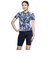 ナイキ（NIKE）フィットネス水着 レディース 水泳 FA26シーズン プリント 半袖 セパレーツ 黒 M-3Lサイズ 2993175-0009 上下セット …